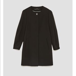 Zara COAT WITH FULL SLEEVES